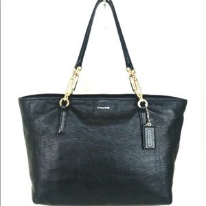 Authentic COACH MADISON EAST WEST TOTE &duster bag